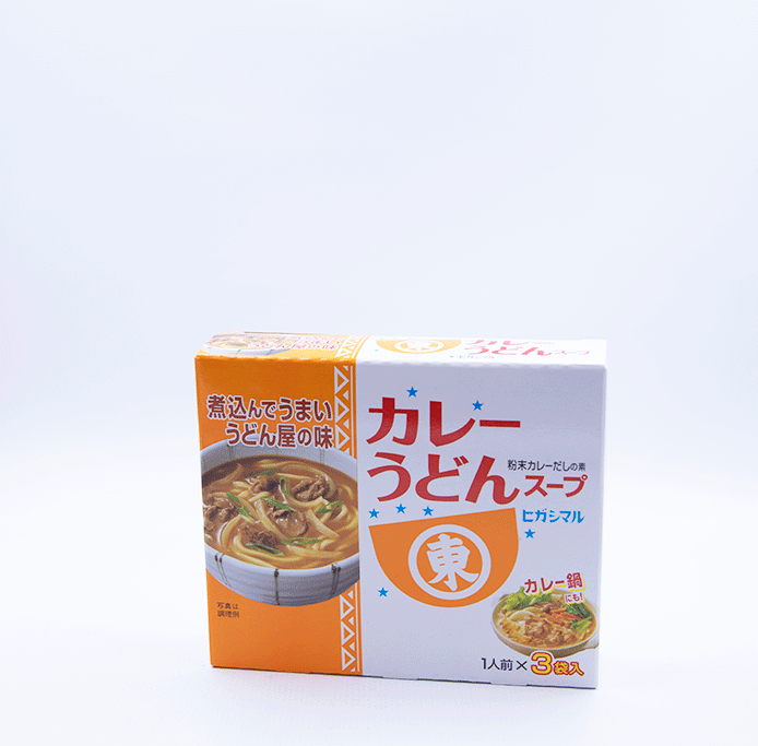BOUILLON AU CURRY POUR NOUILLES UDON 17G X3 Les Halles du Japon